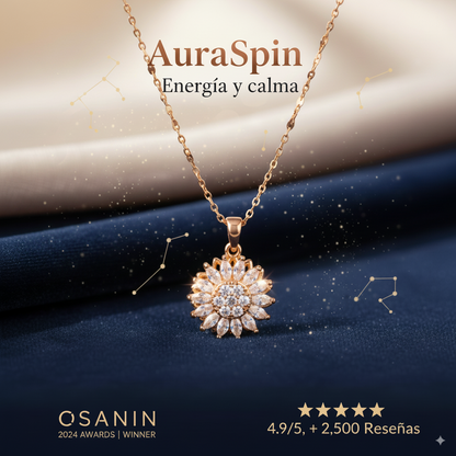 Aura Spin – Collar giratorio anti estrés 🌻